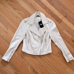 NWT! Blanc Noir Moto Jacket size XS